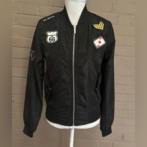 Yoki black bomber Jacket S